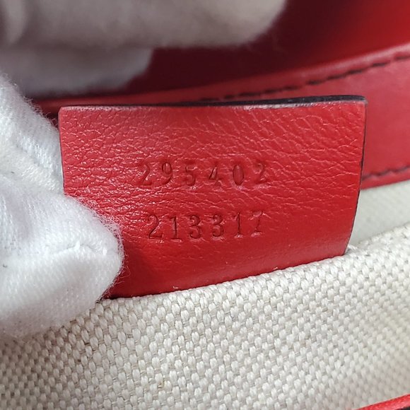 Auth Gucci Medium Emily Red GuccissimaShoulder Bag - Picture 16 of 16